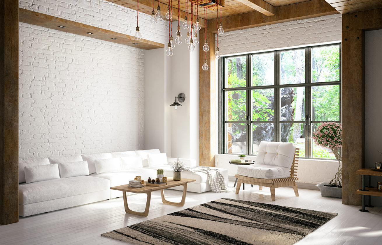 salon moderne feng shui